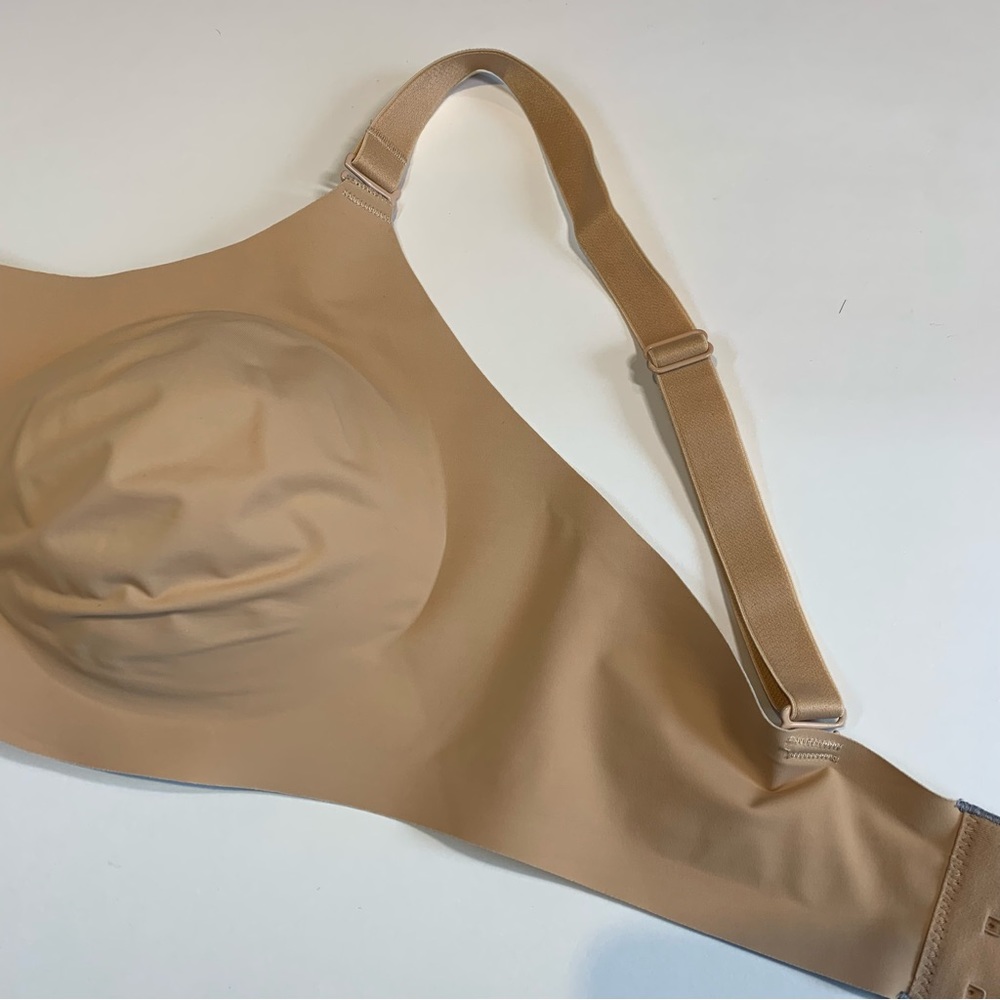 Size 6 Knix reversible nude and blue padded evolution bra - Picture 4 of 14